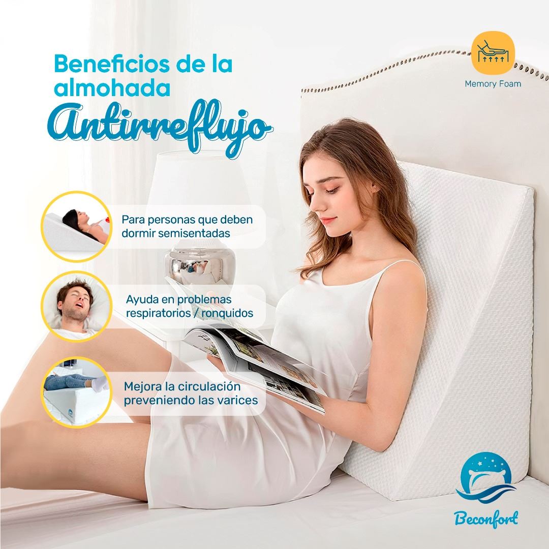 Beconfort Peru Almohada Antirreflujo Juntoz